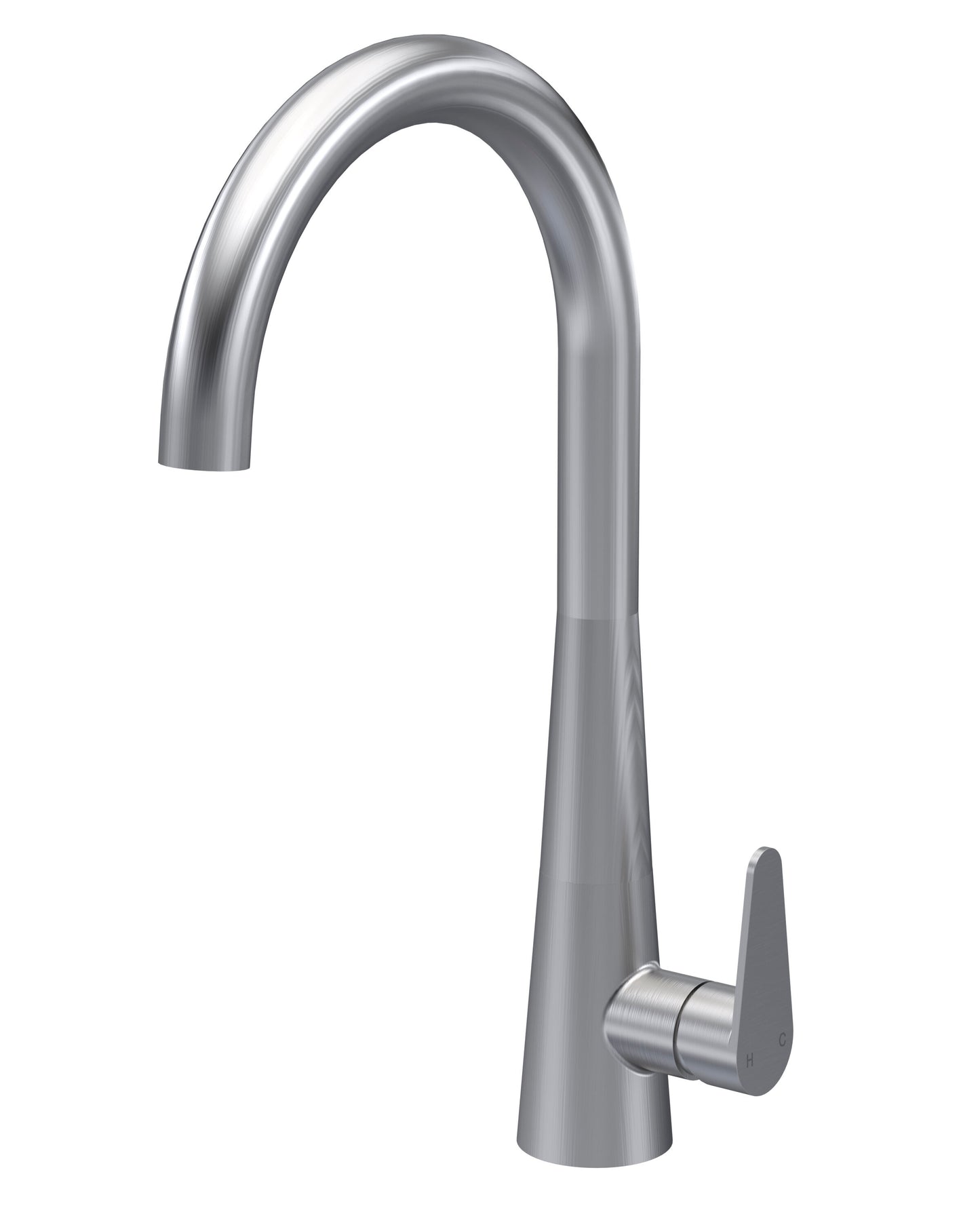 Kitchen Taps Samir Mono Basin Single Lever Round Basin Tap & Rinser