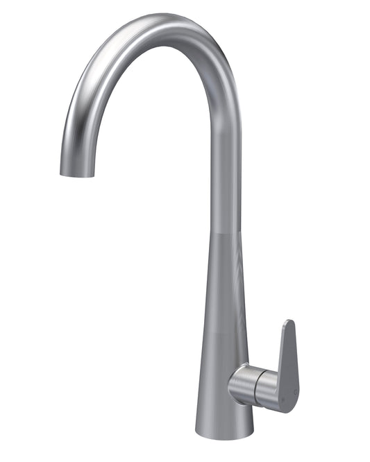 Kitchen Taps Samir Mono Basin Single Lever Round Basin Tap & Rinser