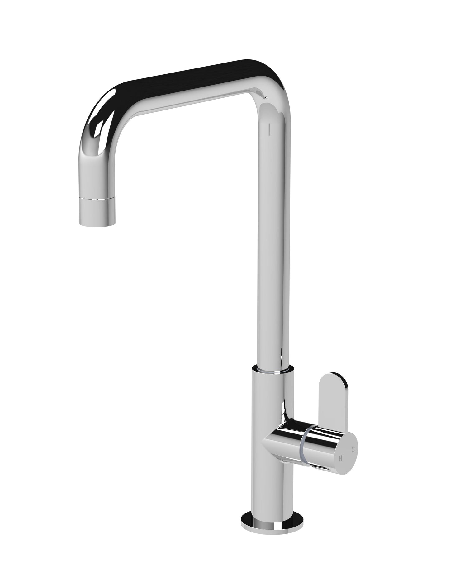 Kitchen Taps Kosi Mono Basin Single Lever Square Basin Tap & Rinser
