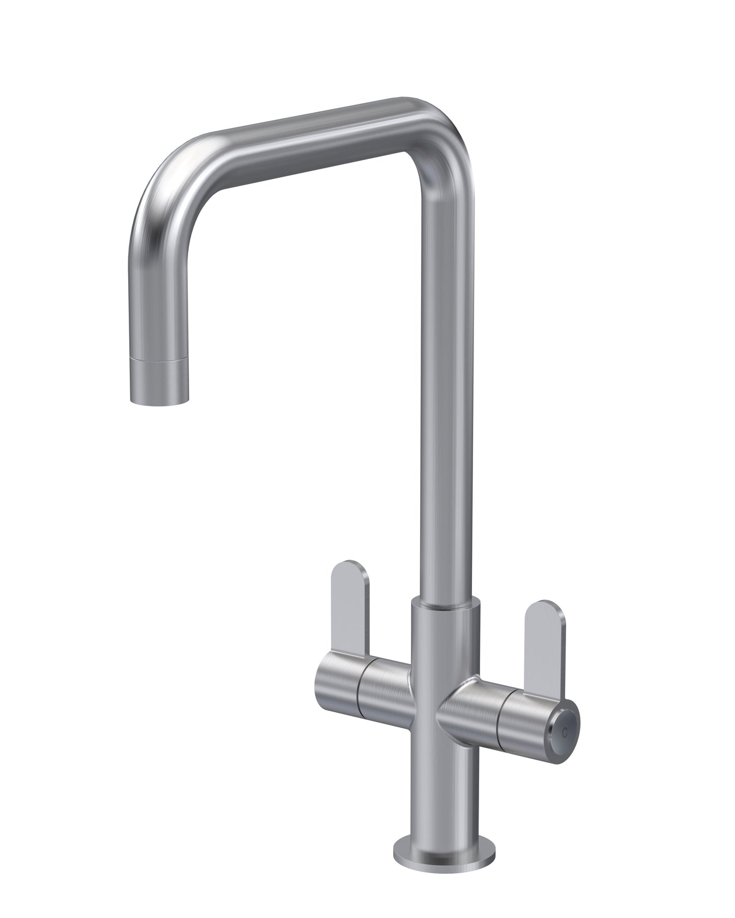 Kitchen Taps Kosi Mono Basin Twin Lever Square Basin Tap & Rinser