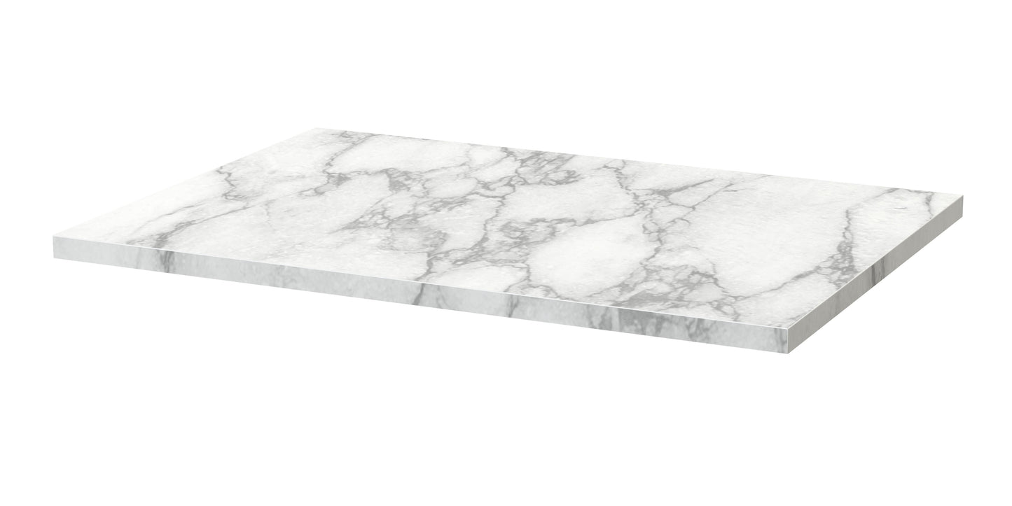 Nuie 723x510mm Carrera Marble Laminate Worktop