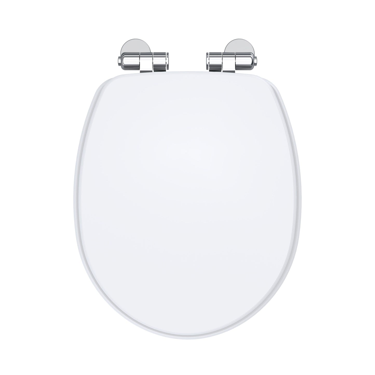 Nuie Legend Traditional Round Wooden Soft Close Toilet Seat With Quick Release Hinge