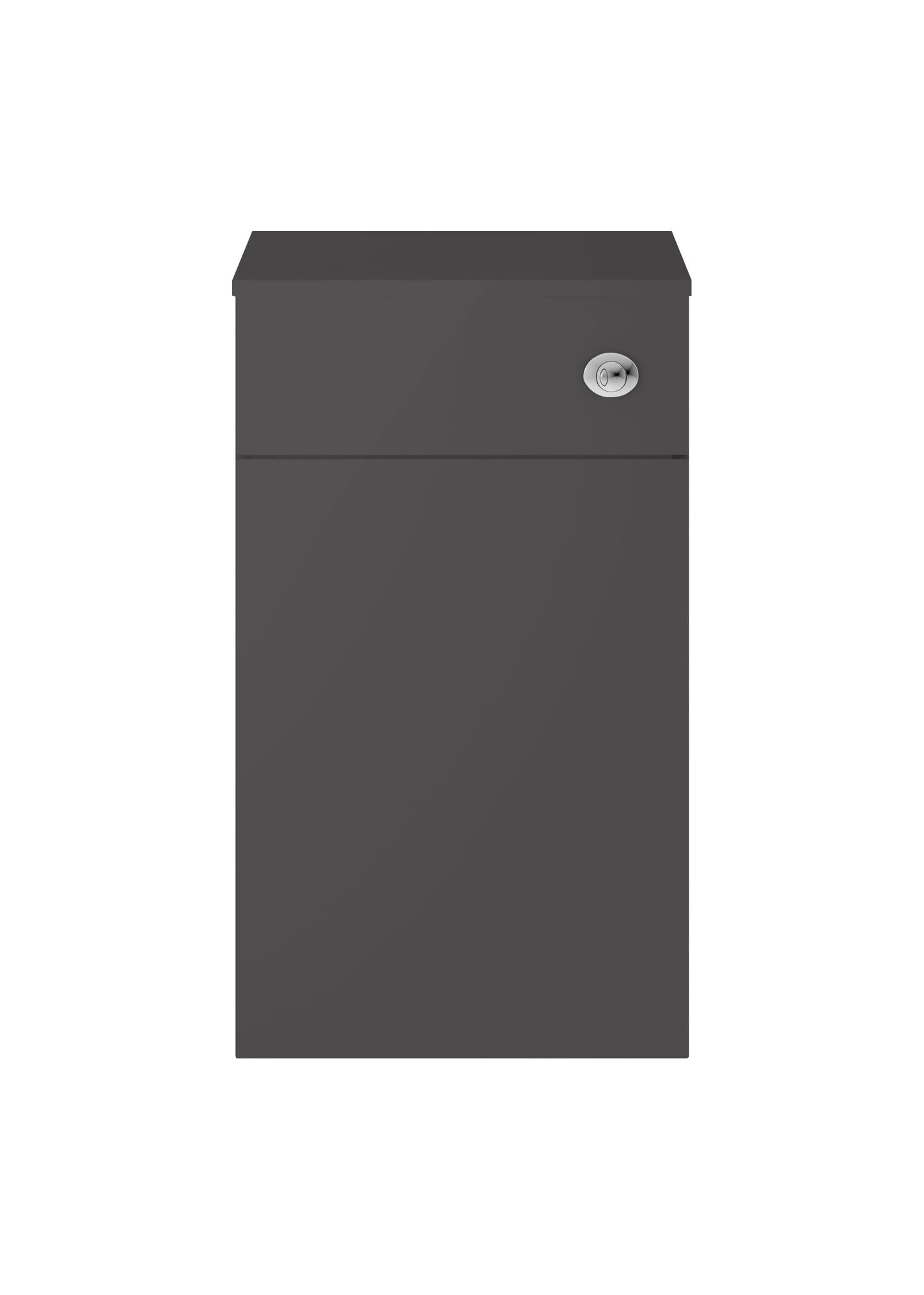 Nuie Athena 500mm Gloss Grey Floor Standing WC Unit