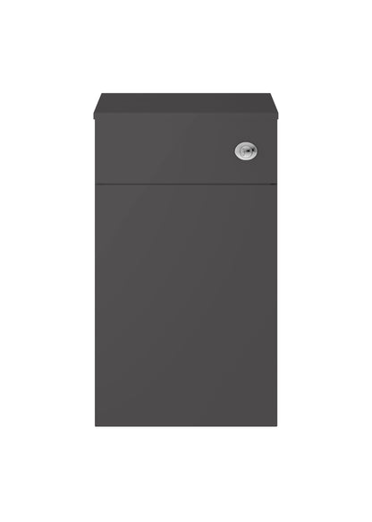 Nuie Athena 500mm Gloss Grey Floor Standing WC Unit