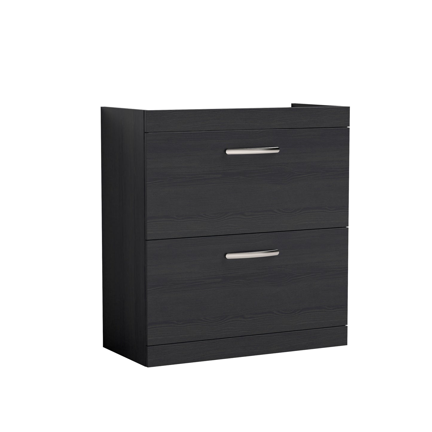 Athena Floor Standing 2 Drawer Vanity Unit 800mm