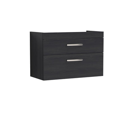 Athena Wall Hung 2 Drawer Vanity Unit 800mm