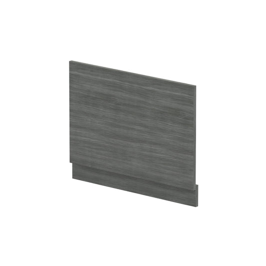 Nuie 750mm Anthracite Woodgrain MFC End Bath Panel With Plinth