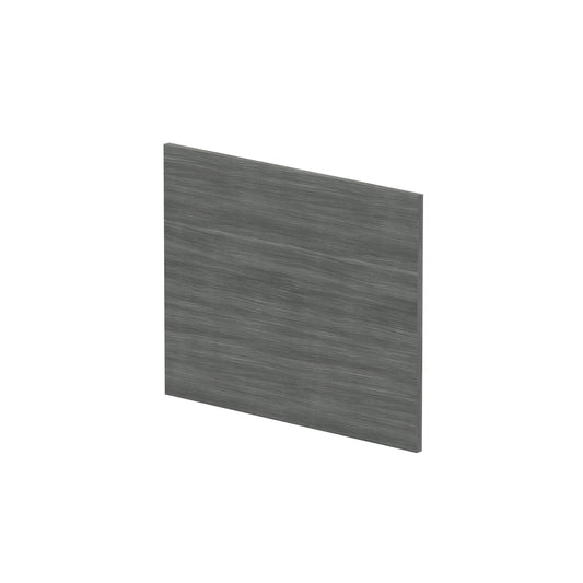 Nuie 700mm L-Shape Square Grey Woodgrain MFC Shower Bath End Panel