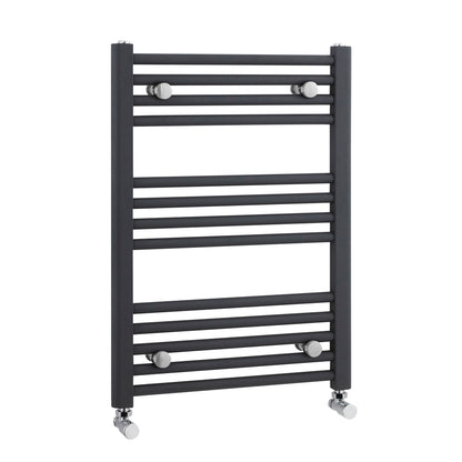 Nuie 700mm x 500mm Anthracite Vertical Ladder Rail