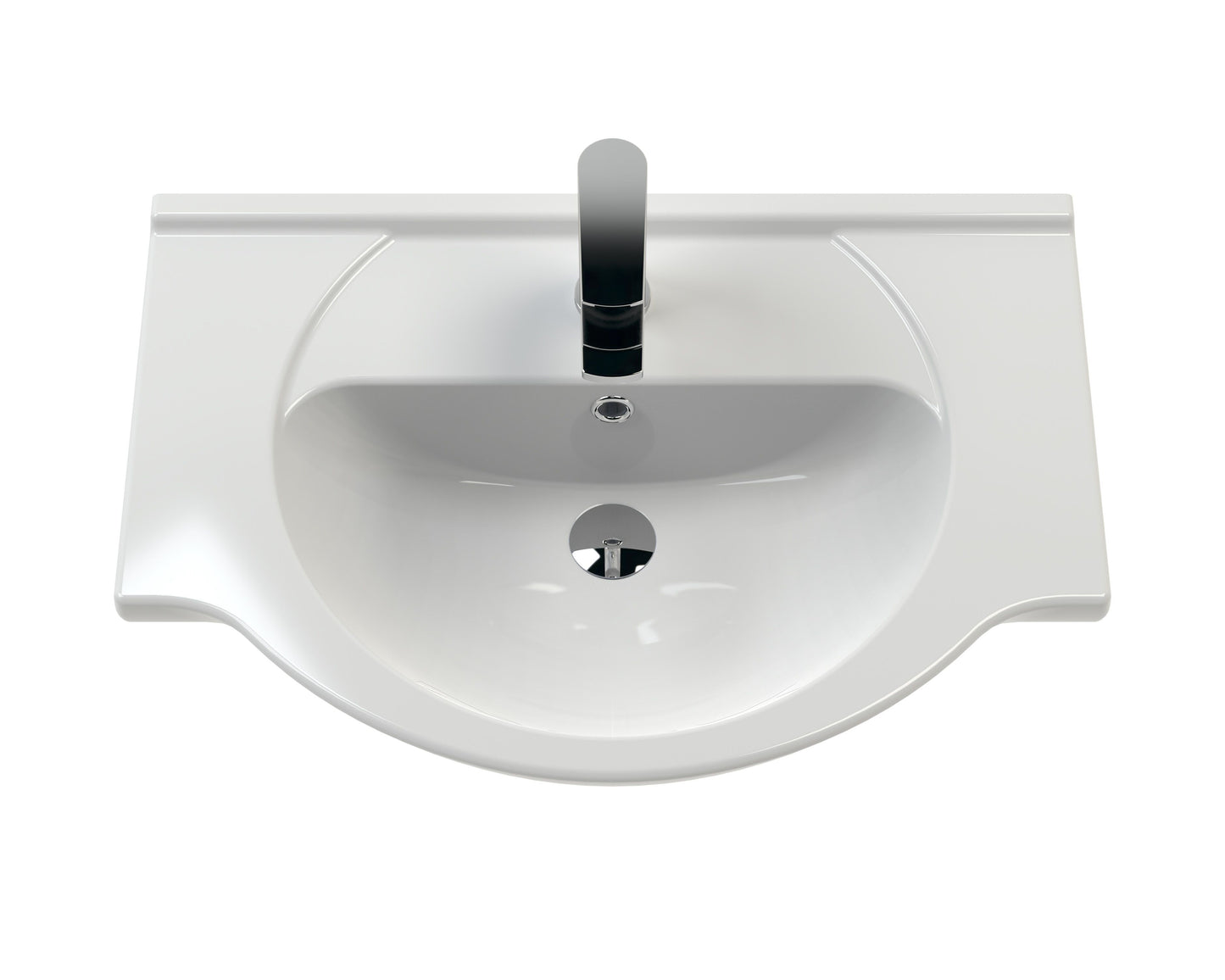 Mayford Round Ceramic 1 Tap Hole Basin 650mm