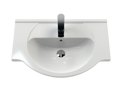 Mayford Round Ceramic 1 Tap Hole Basin 650mm