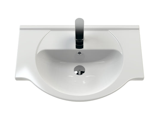 Mayford Round Ceramic 1 Tap Hole Basin 650mm