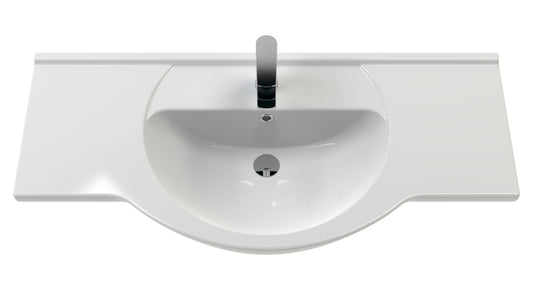 Mayford Round Ceramic 1 Tap Hole Basin 1060mm