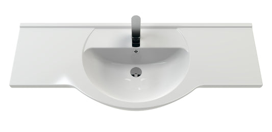 Mayford Round Ceramic 1 Tap Hole Basin 1200mm