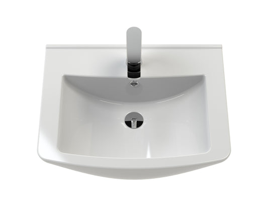 Mayford Square Ceramic 1 Tap Hole Basin 560mm