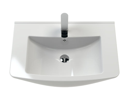 Mayford Square Ceramic 1 Tap Hole Basin 650mm