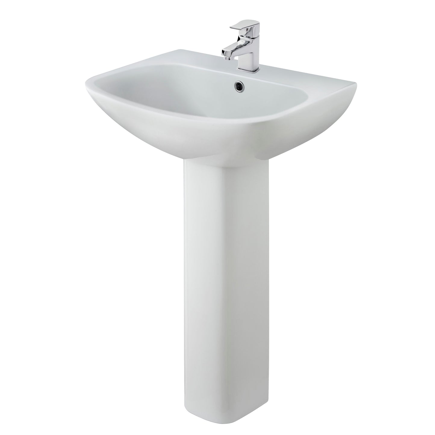 Nuie 545mm Basin & Pedestal