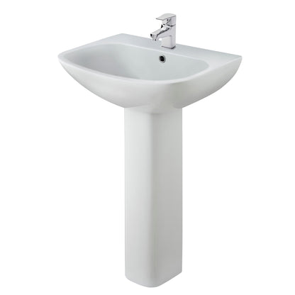 Nuie 545mm Basin & Pedestal