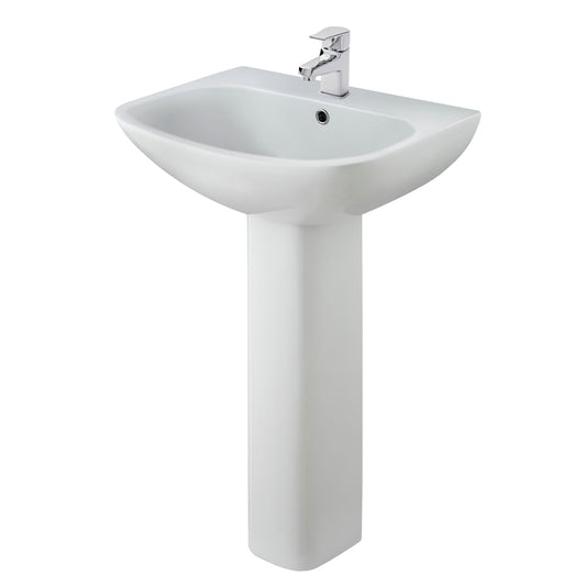 Nuie 545mm Basin & Pedestal