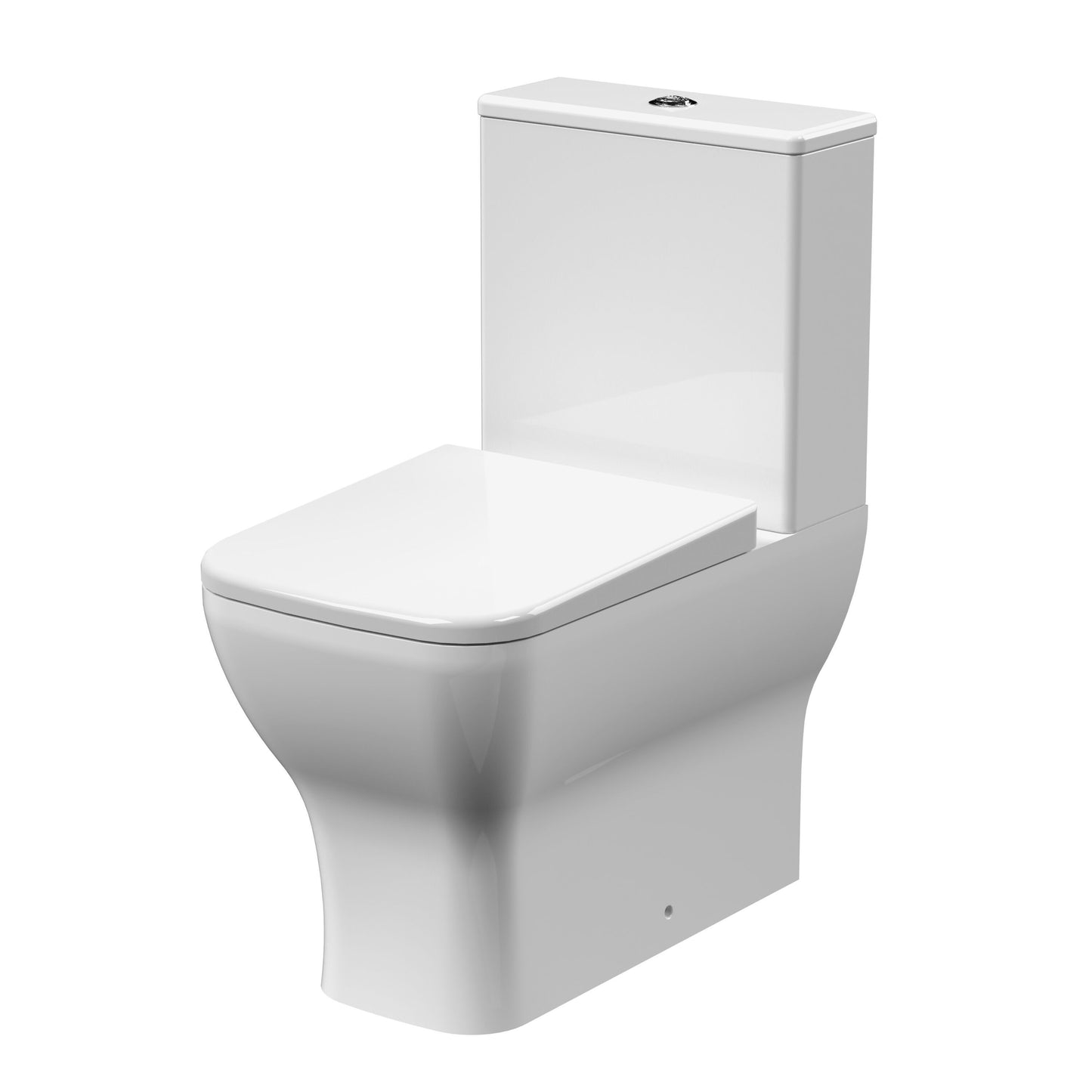 Ava Flush Rimless Toilet Pan, Cistern & Soft Close Seat