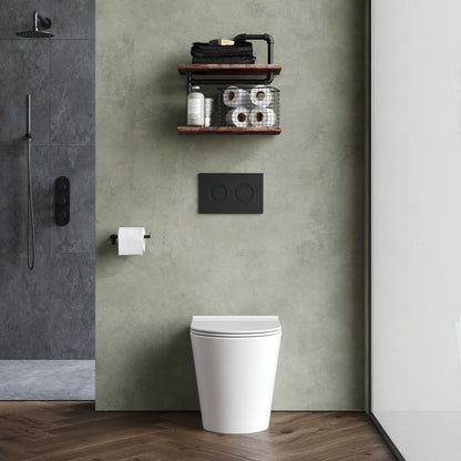 Round Rimless BTW Pan & Soft Close Seat