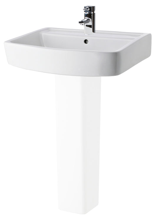 Bliss Square 600mm Basin 1 Tap Hole