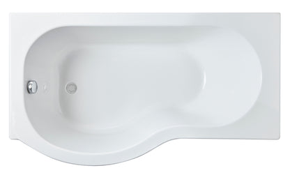 Nuie 1700mm Left-Hand B Shaped Shower Bath