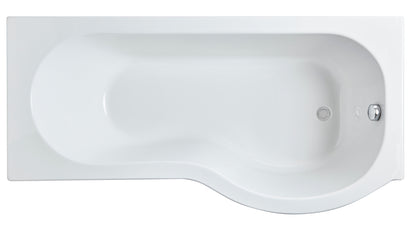 Nuie 1600mm Right-Hand P Shaped Shower Bath