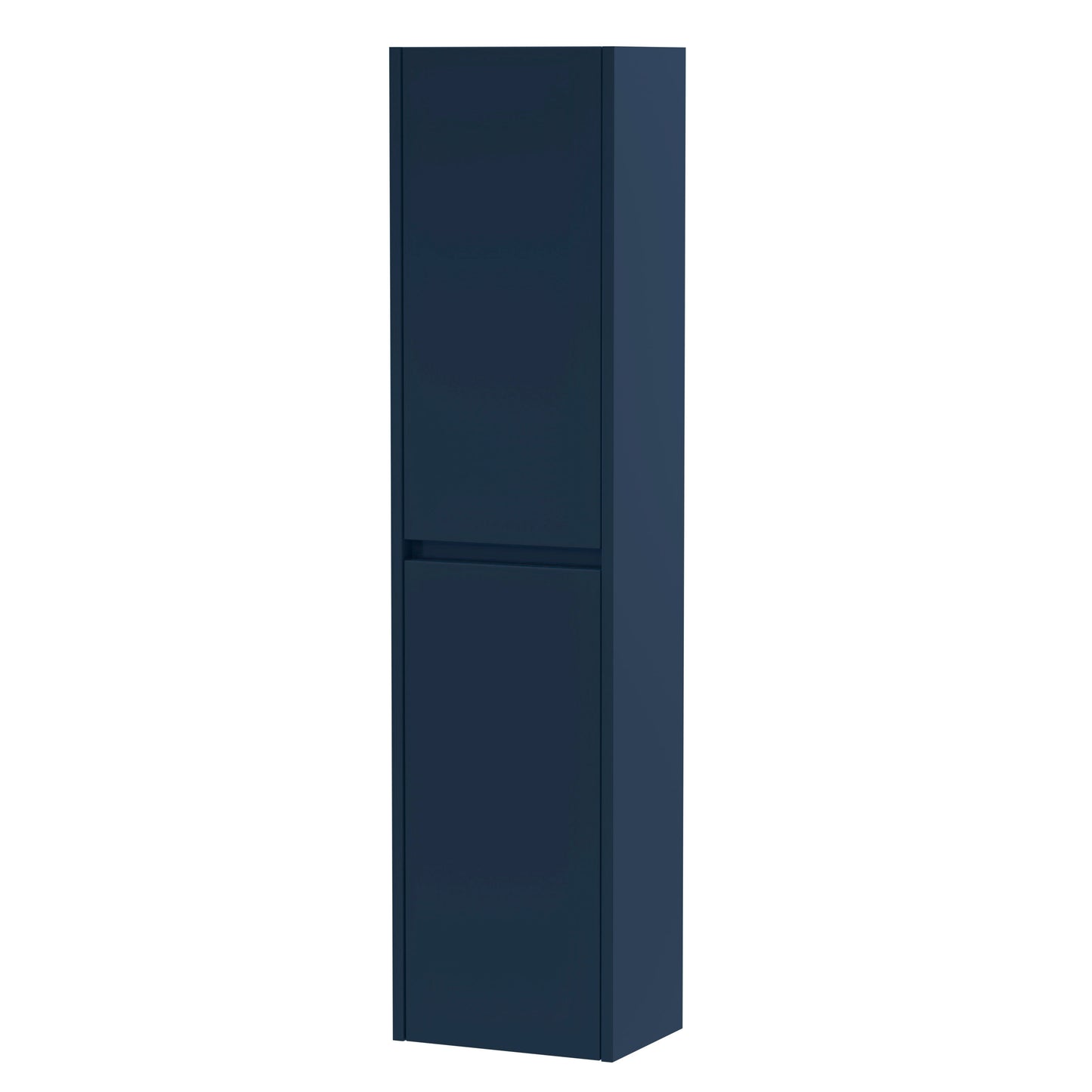 Nuie Havana 350mm 2 Door Indigo Blue Wall Hung Tall Cabinet