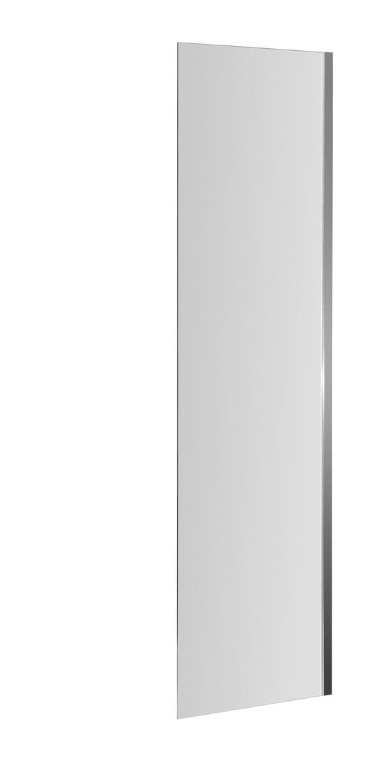 Nuie 350mm Semi-Frameless Chrome Bath Screen