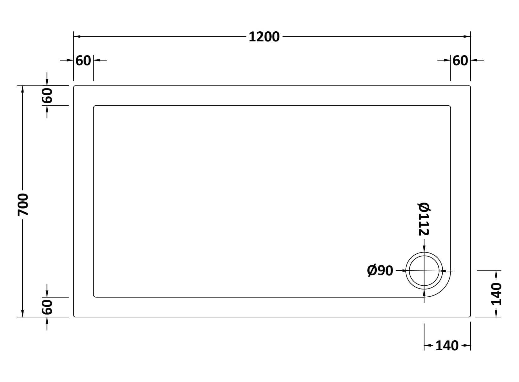 Contemporary 8mm Glass Walk In Wetroom Screen and Hinged Return Screen and Shower Tray - Choice of Size and Finish