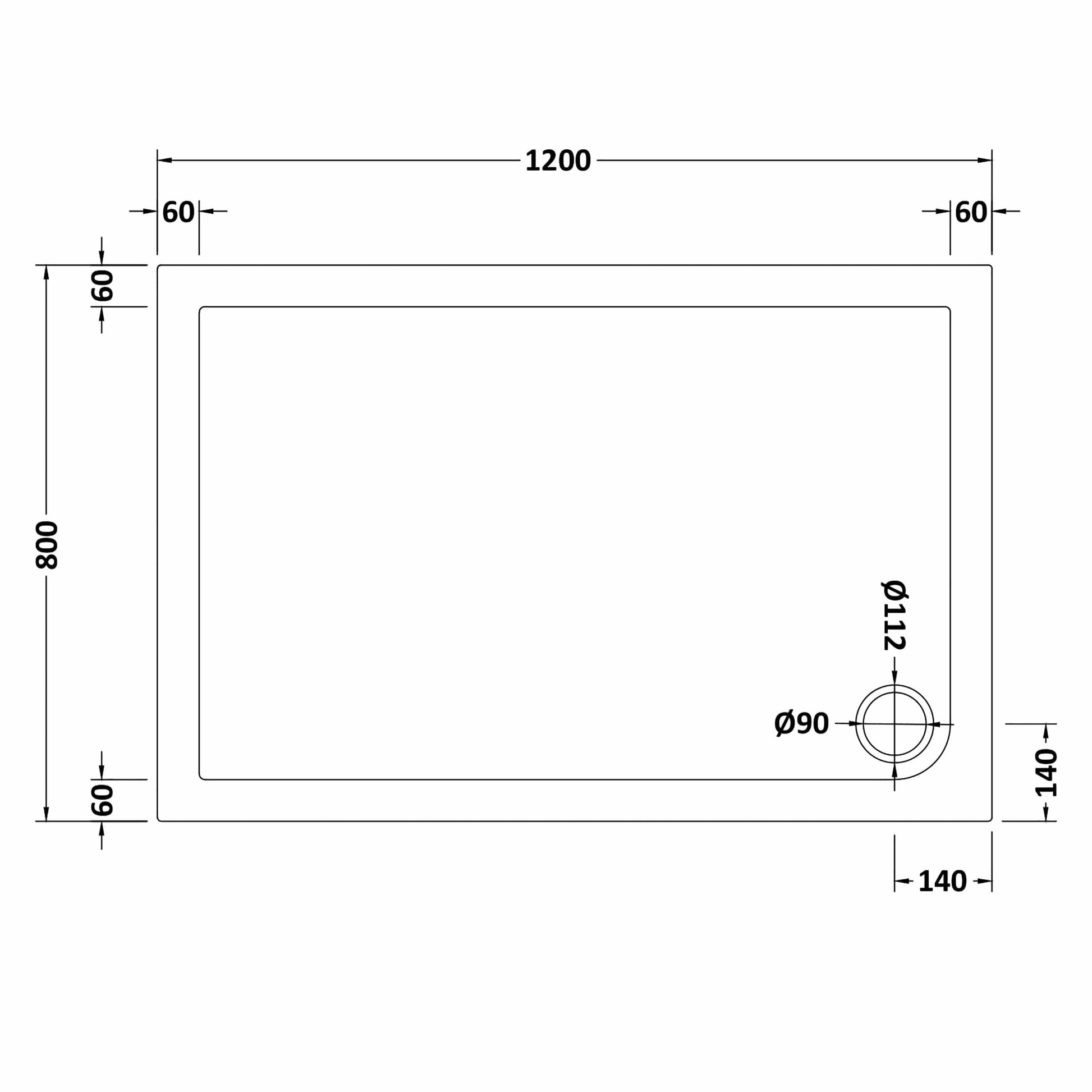 Contemporary 8mm Glass Walk In Wetroom Screen and Hinged Return Screen and Shower Tray - Choice of Size and Finish