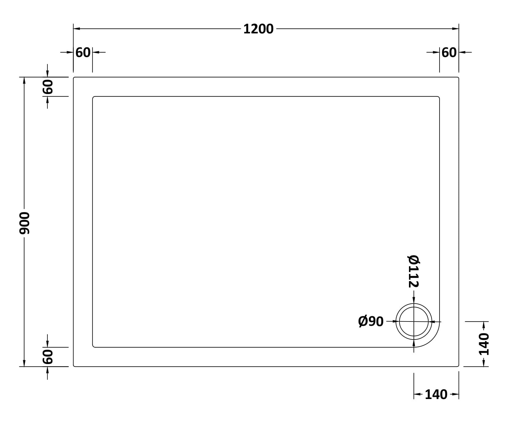 Contemporary 8mm Glass Walk In Wetroom Screen and Hinged Return Screen and Shower Tray - Choice of Size and Finish