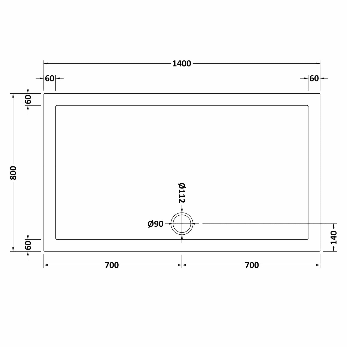 Contemporary 8mm Glass Walk In Wetroom Screen and Hinged Return Screen and Shower Tray - Choice of Size and Finish