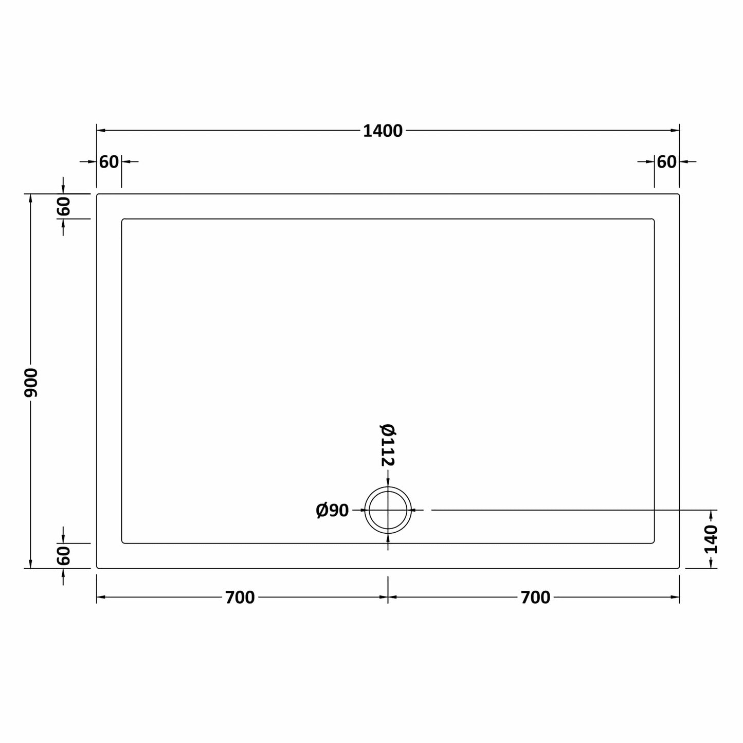 Contemporary 8mm Glass Walk In Wetroom Screen and Hinged Return Screen and Shower Tray - Choice of Size and Finish