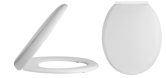 Nuie Round Soft Close Toilet Seat With Top Fix Hinge