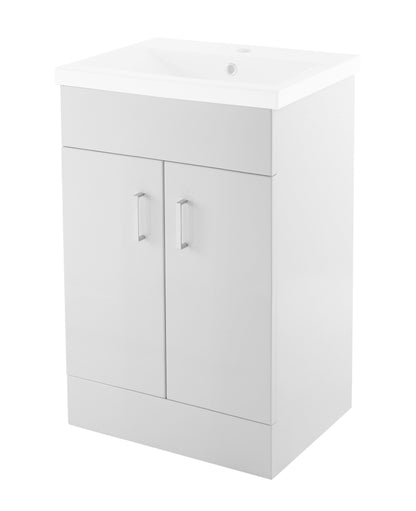 Eden Floor Standing 2 Door Vanity Cabinet 500mm