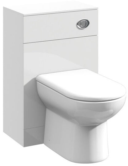 Nuie Mayford 600mm Gloss White Floor Standing WC Unit