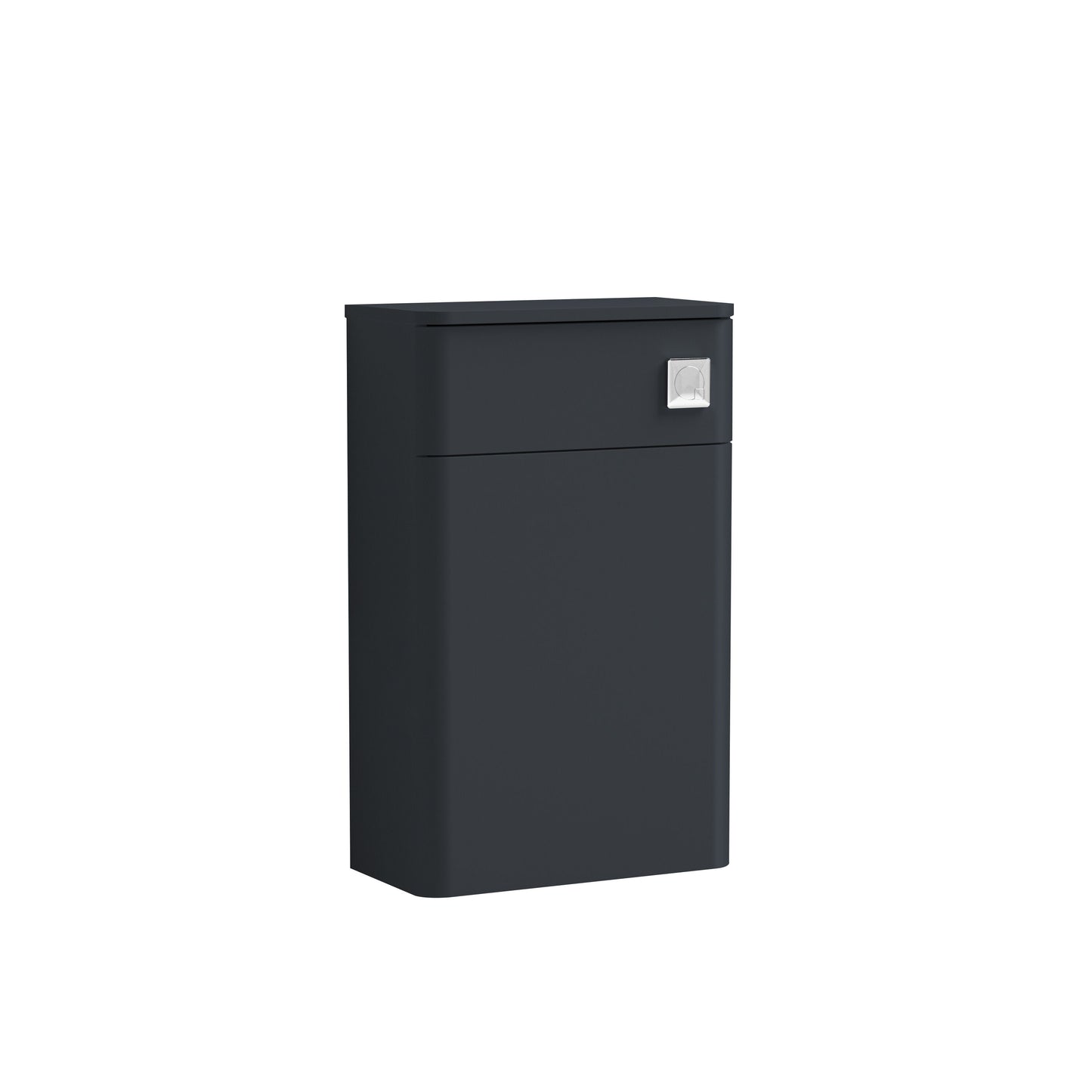 Nuie Core 500mm Soft Black Floor Standing Concealed Cistern WC Unit