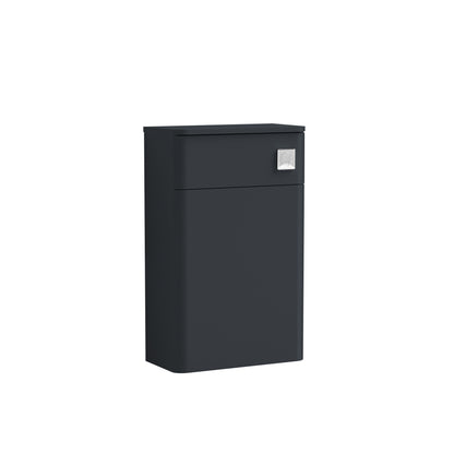 Nuie Core 500mm Soft Black Floor Standing Concealed Cistern WC Unit