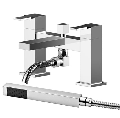 Sanford Deck Mounted Bath Shower Mixer With Kit