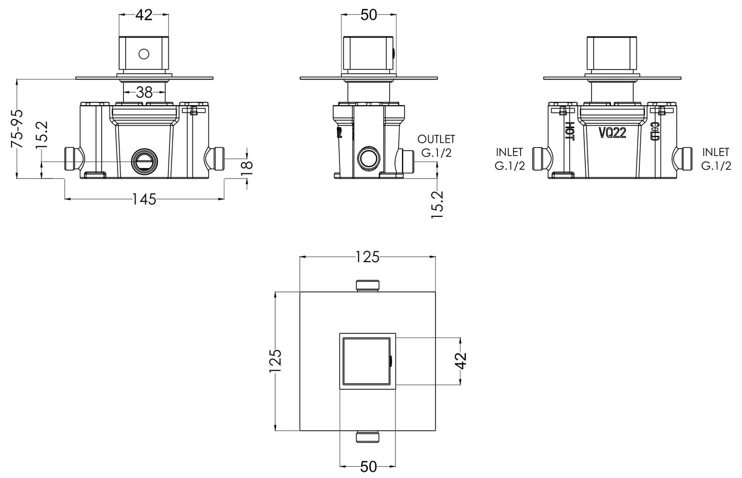 Sanford Thermostatic Temperature Control Valve