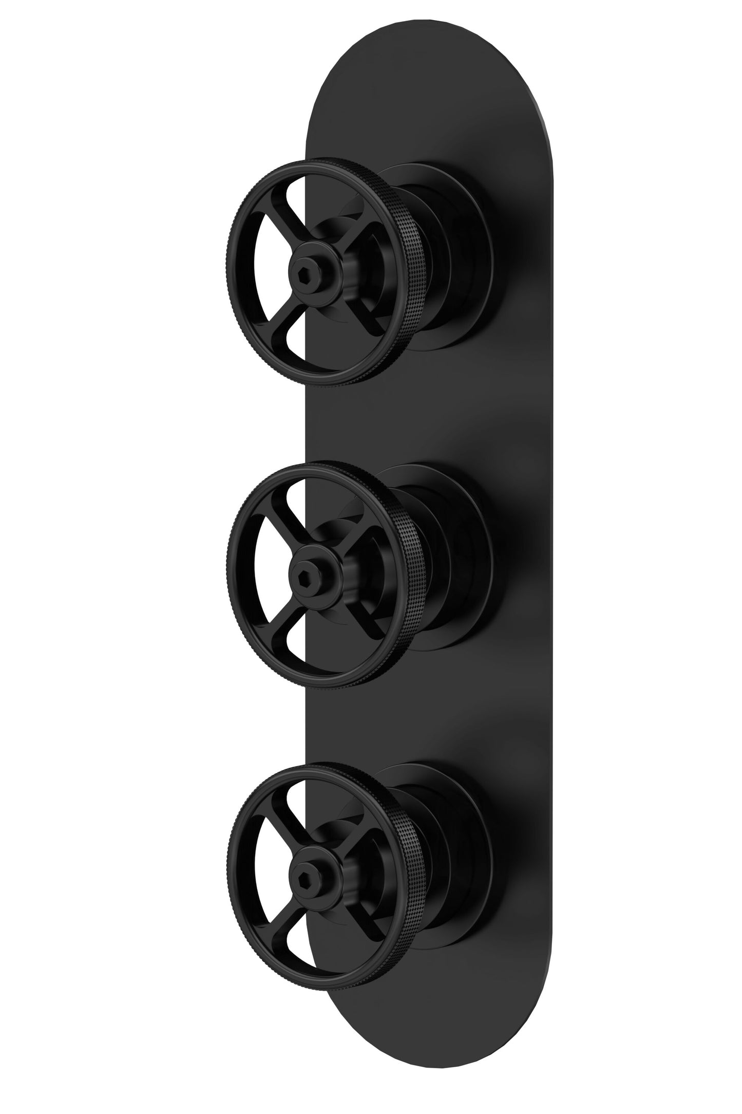 Industrial Valves Triple Valve with Diverter Matt Black