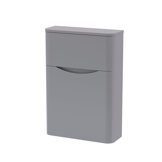 Nuie Lunar 550mm Satin Grey Floor Standing Concealed Cistern WC Unit