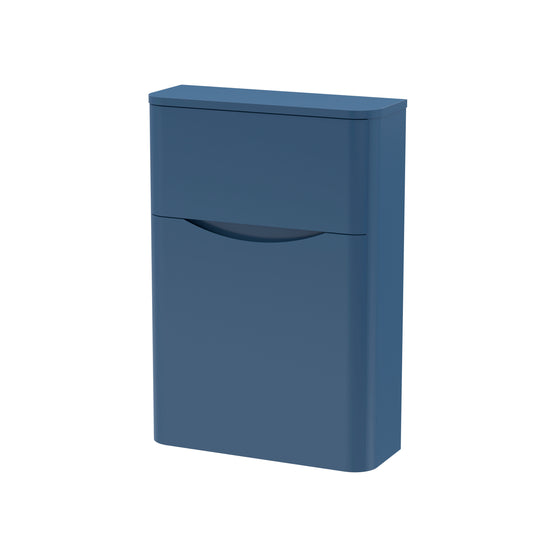Nuie Lunar 550mm Satin Blue Floor Standing Concealed Cistern WC Unit