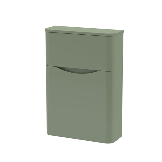 Nuie Lunar 550mm Satin Green Floor Standing Concealed Cistern WC Unit
