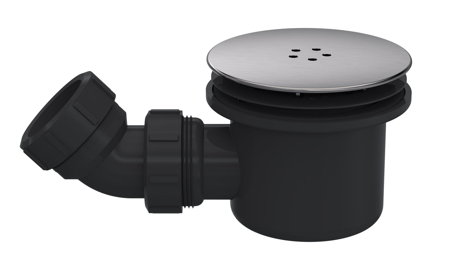 Nuie Brushed Pewter Fast Flow Shower Tray Waste