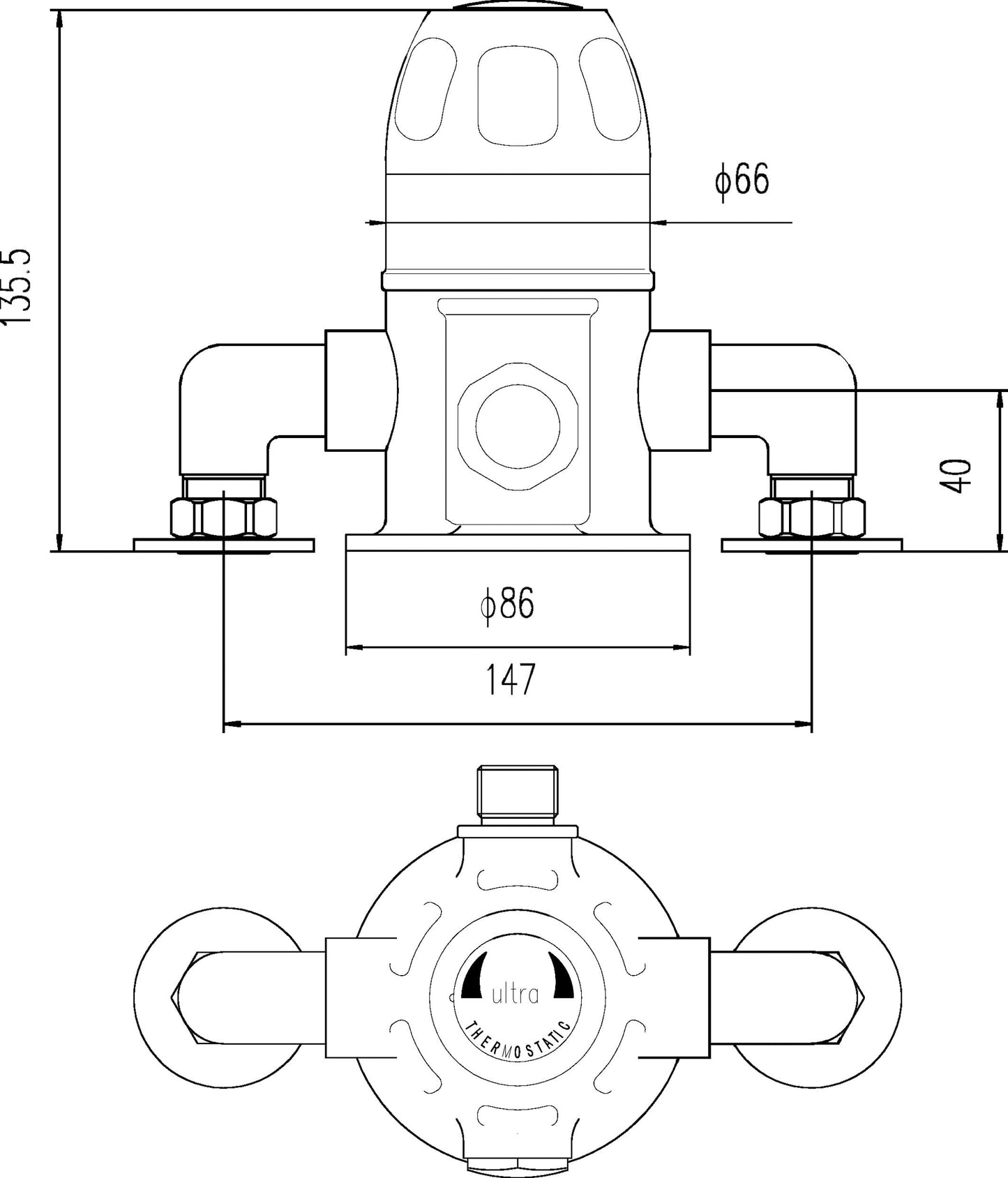 Commercial Exposed Sequential Shower Valve