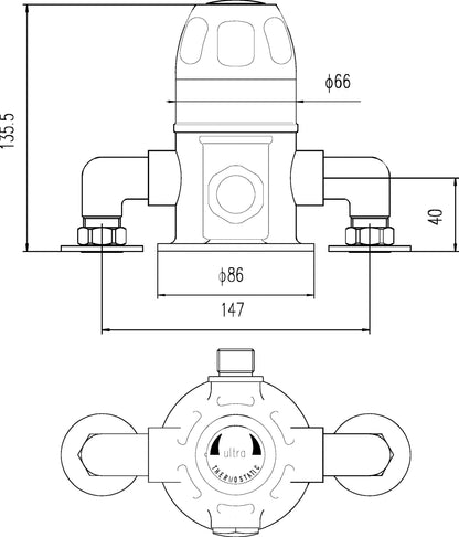Commercial Exposed Sequential Shower Valve