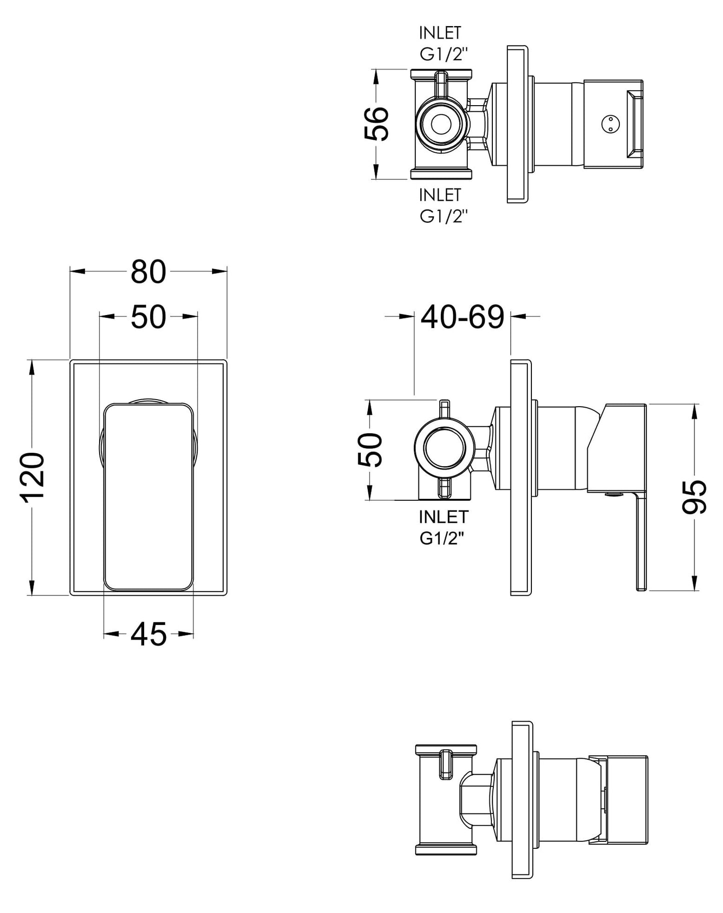 Windon Manual Shower Valve
